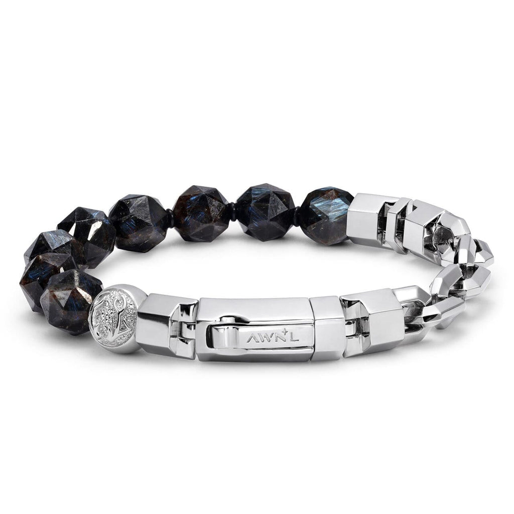 Square Link Bracelet Nuummite