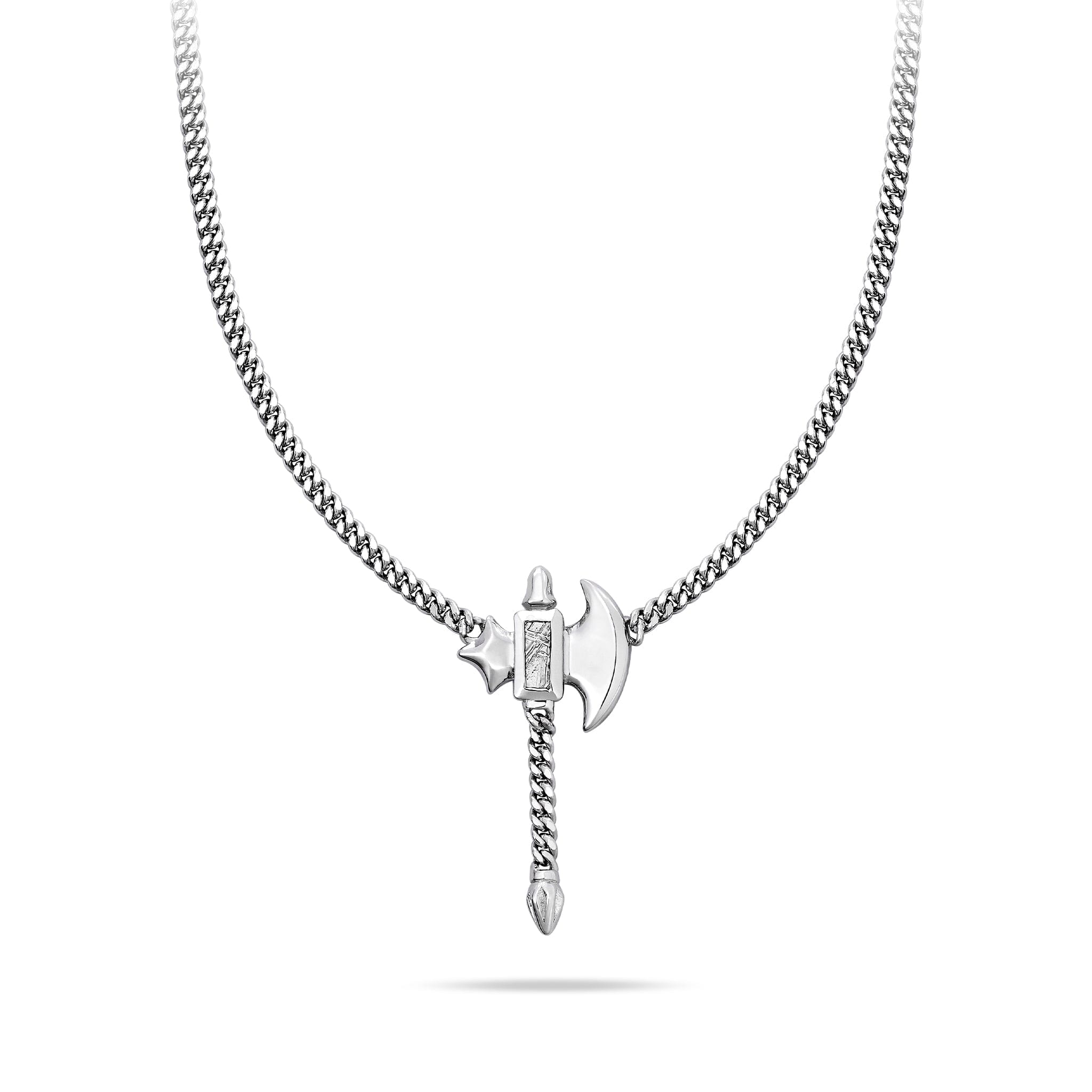 Ritual Axe Curb Necklace Meteorite