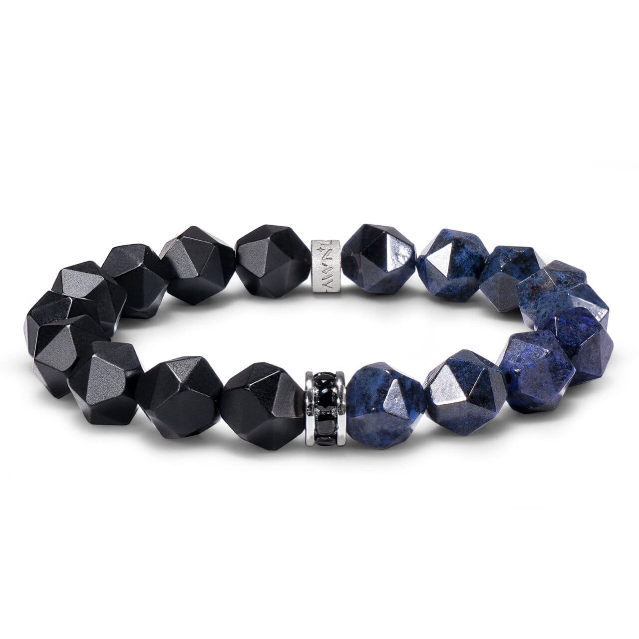 Poseidon Bracelet Onyx & Dumortierite