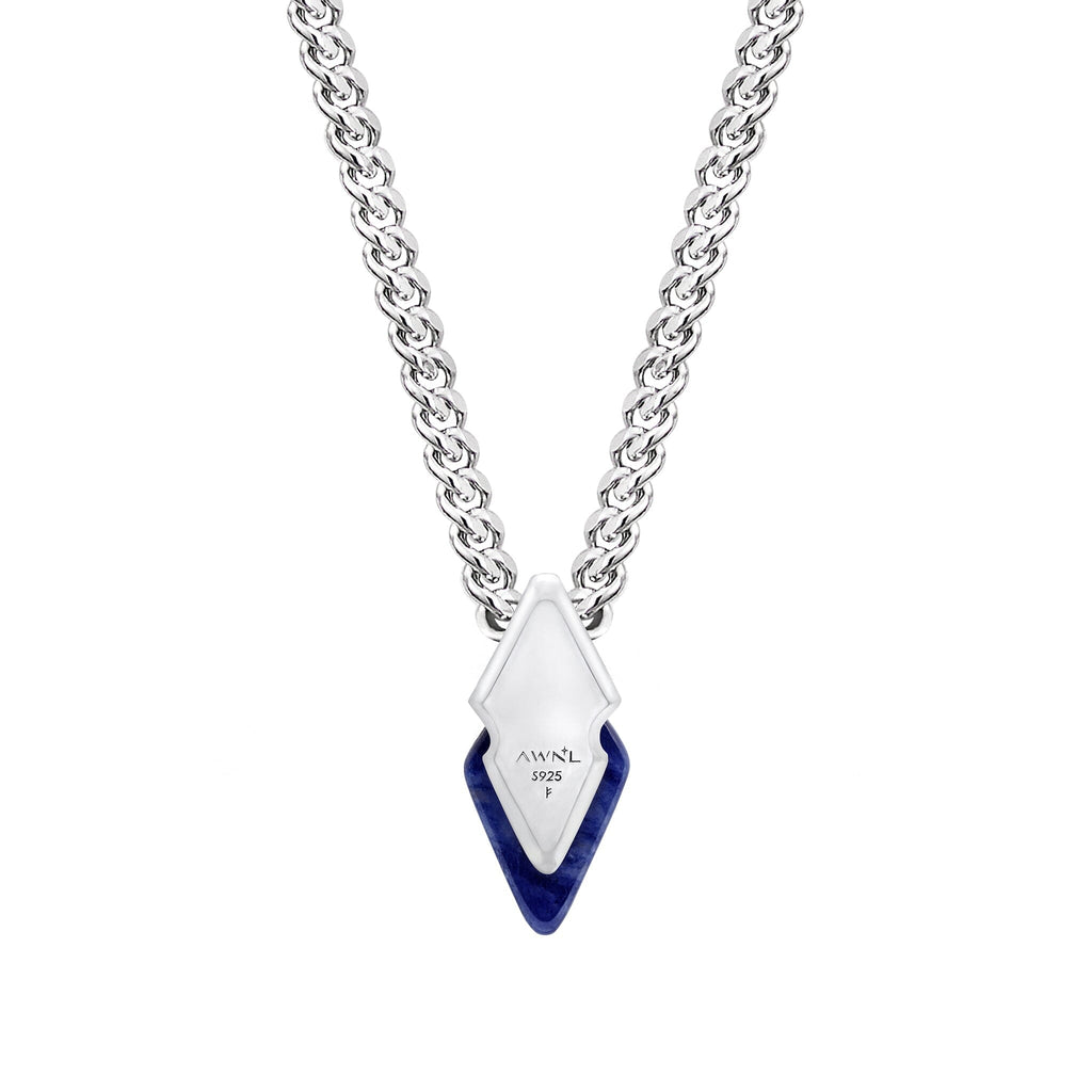 Trident Necklace Sodalite / S