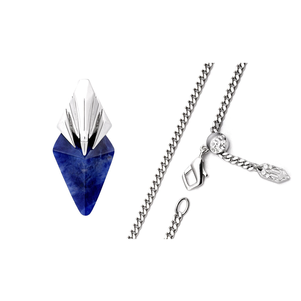 Trident Necklace Sodalite / S