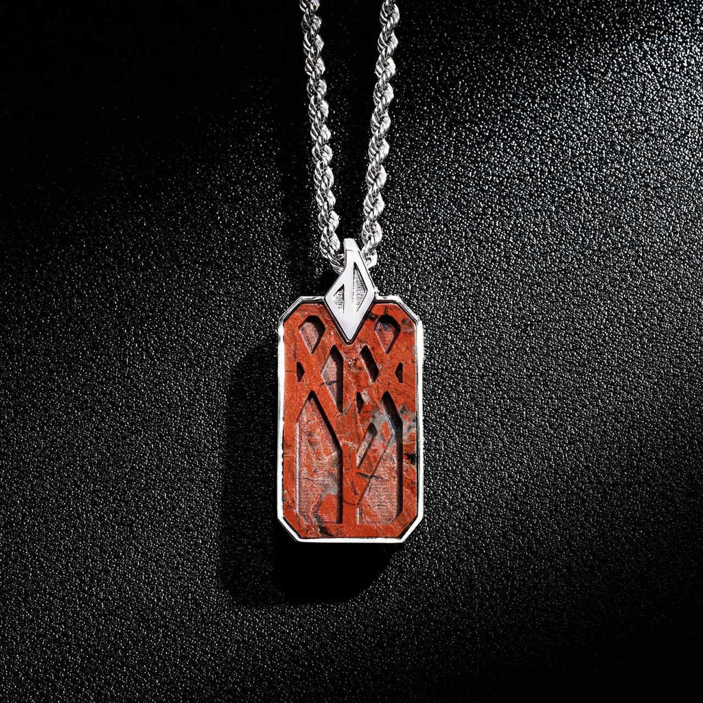 Bind Rune Necklace Brecciated Jasper