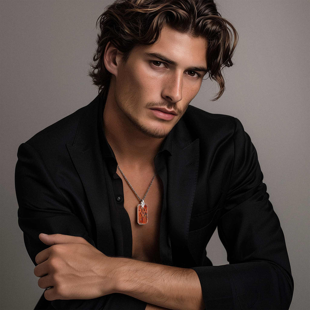 Bind Rune Necklace Brecciated Jasper