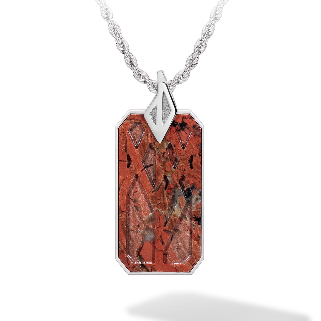 Bind Rune Necklace Brecciated Jasper