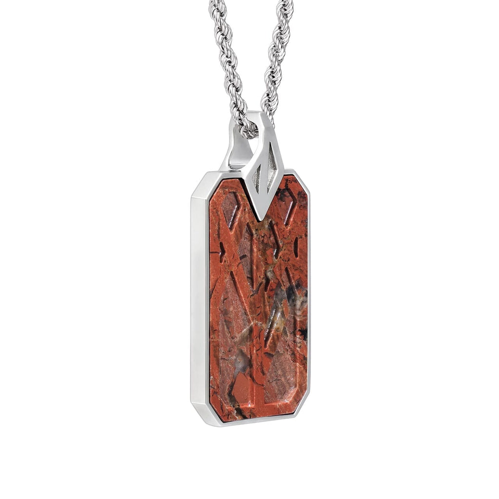 Bind Rune Necklace Brecciated Jasper