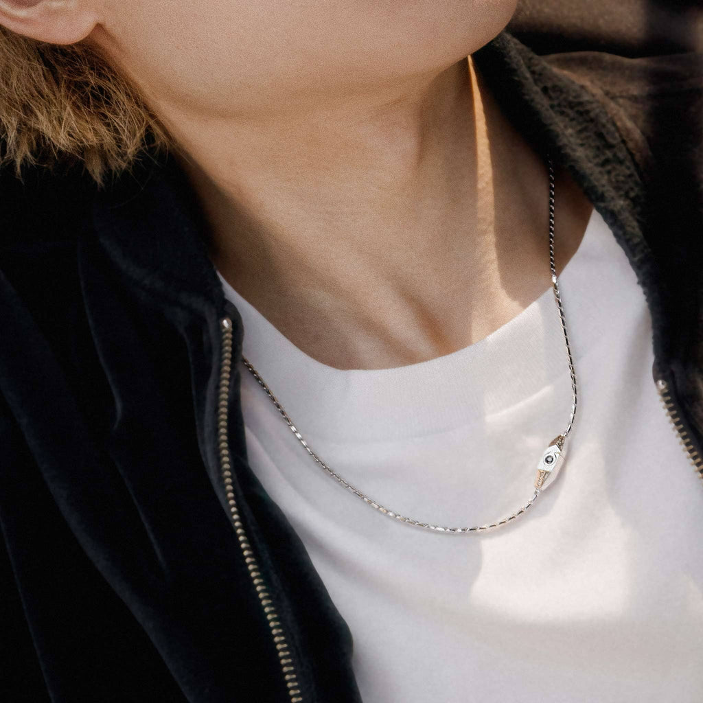 Magnet Franco Necklace Sapphire