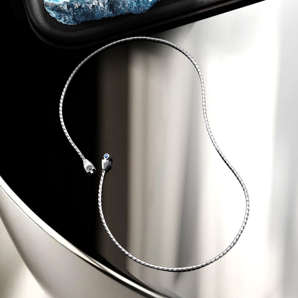 Magnet Franco Necklace Sapphire