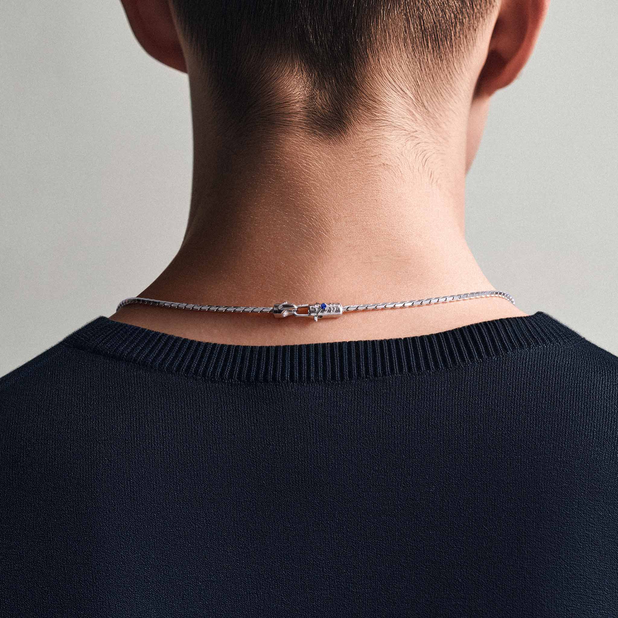 Bind Rune Franco Necklace Sapphire