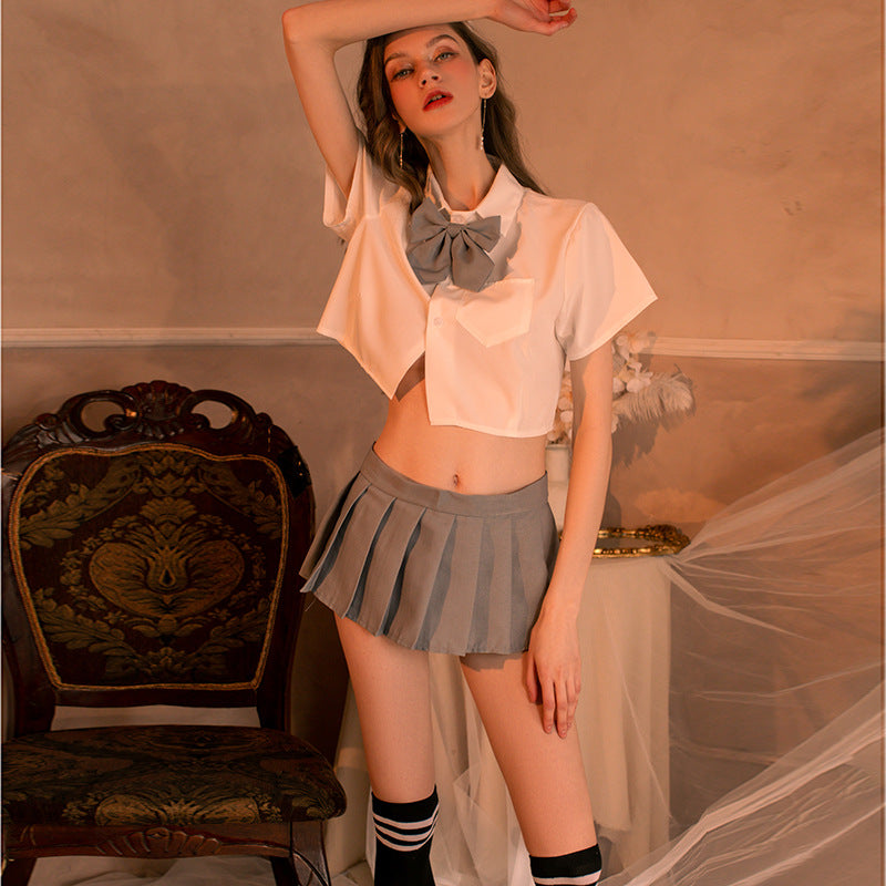 Cosplay-Anzug mit heißem Faltenrock 