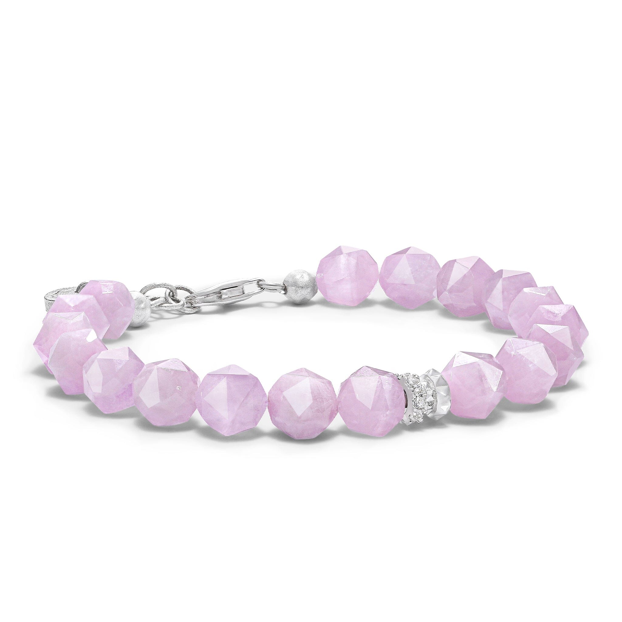 Chestnut Rose Bracelet Kunzite