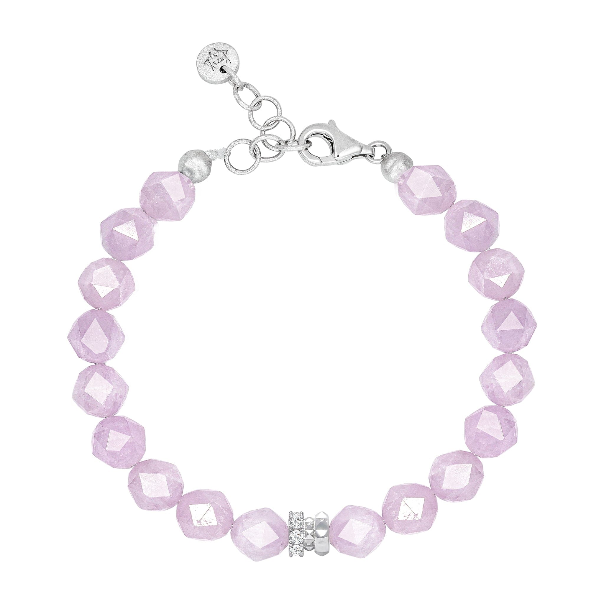 Chestnut Rose Bracelet Kunzite