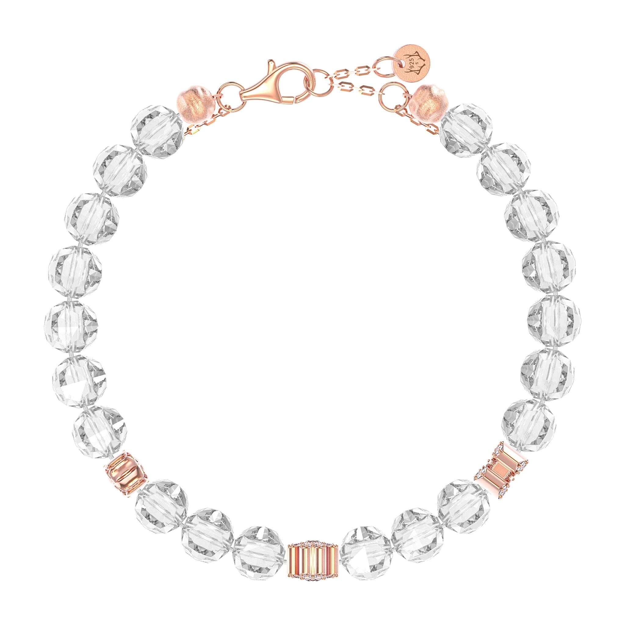 Clover Bracelet Rock Crystal