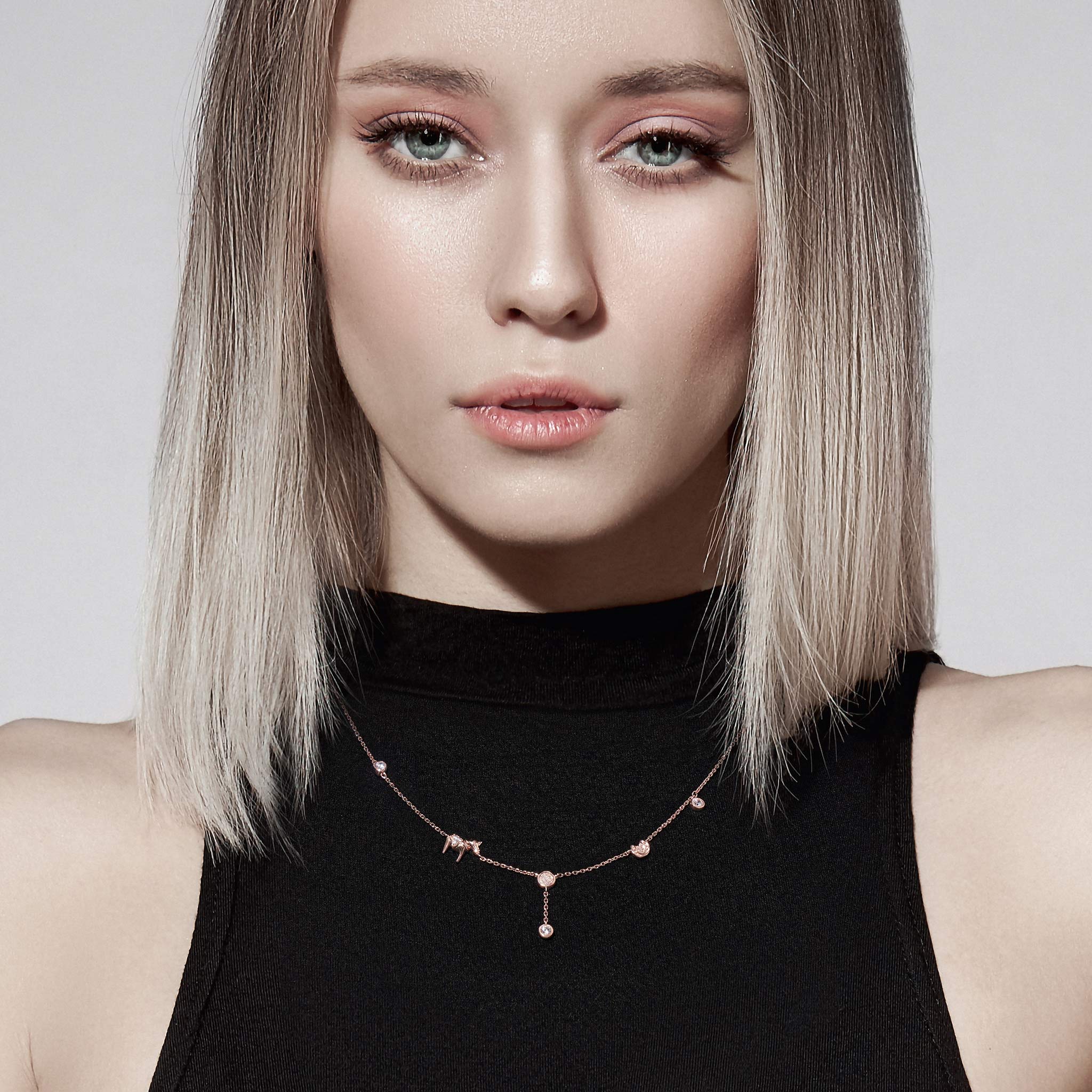 Dala Horse Necklace Meteorite