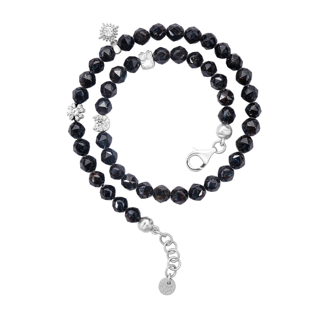 Sorcerer Double Wrap Bracelet Nuummite Star