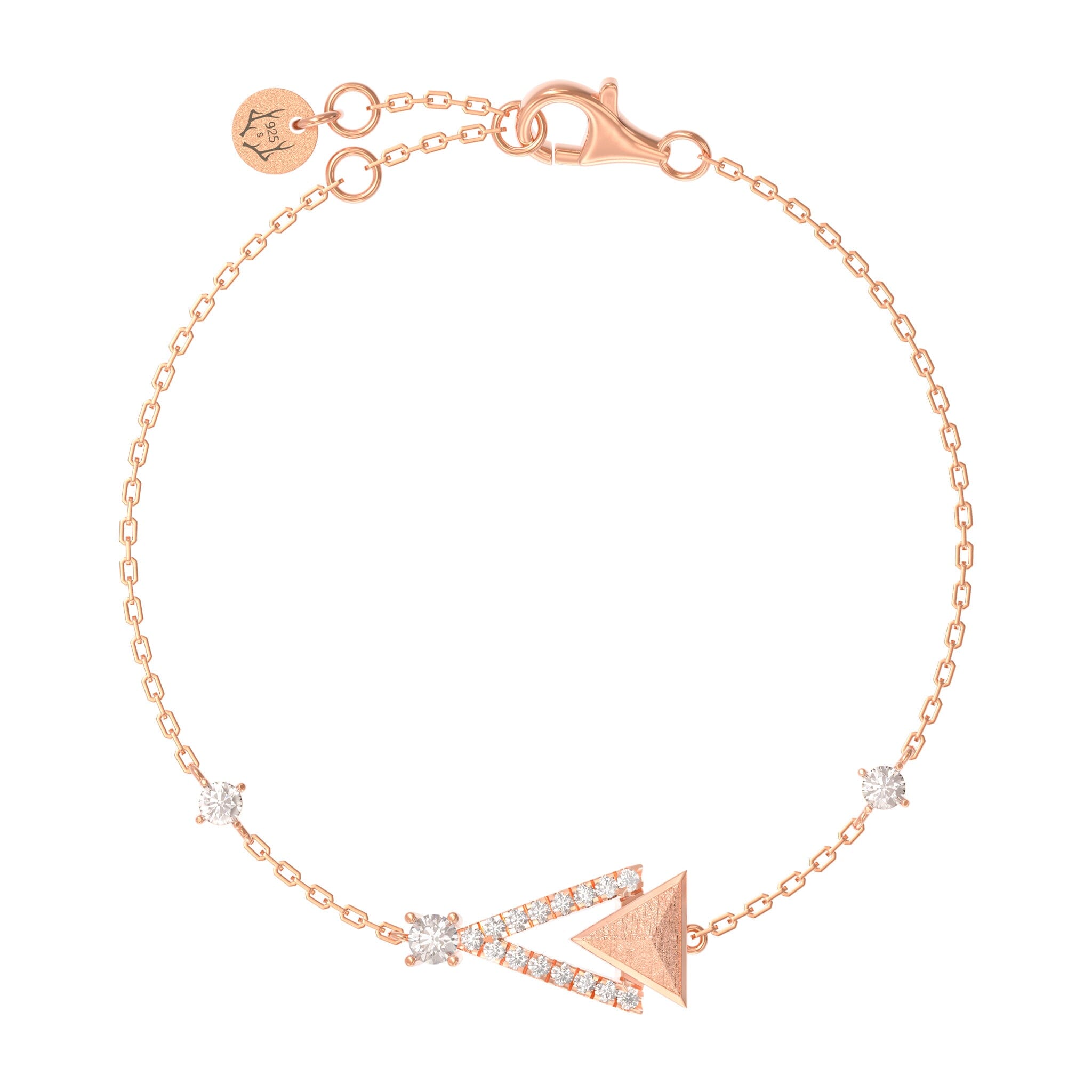 Triangle Bracelet Meteorite