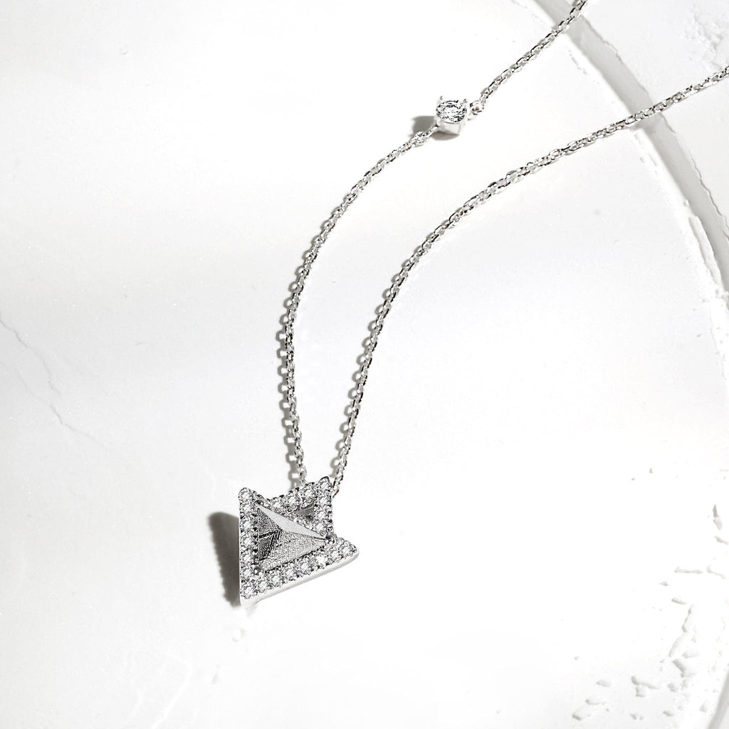 Triangle Necklace Meteorite