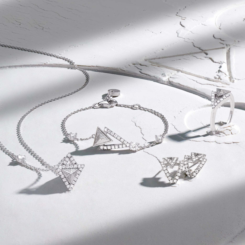 Triangle Necklace Meteorite