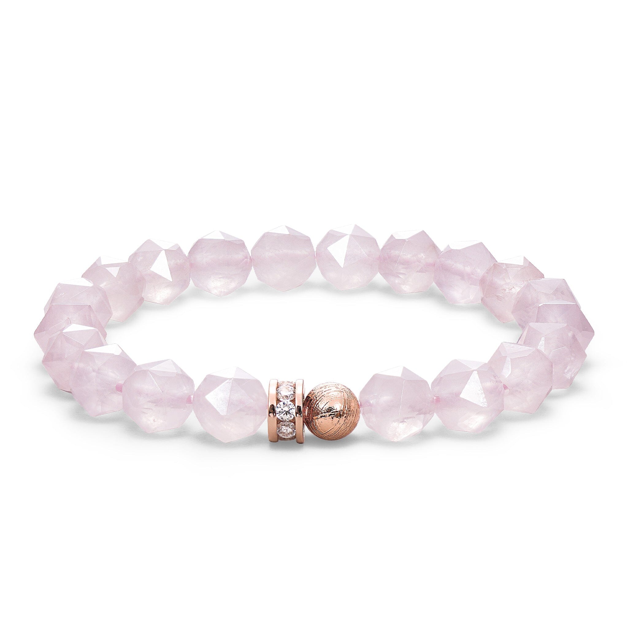 Dala Horse Bracelet Rose Quartz & Meteorite